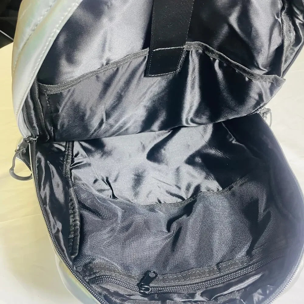 Youthforia  K-Beauty Swag Backpack - Silver Metallic